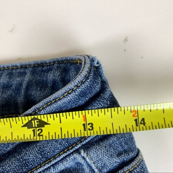 BUBBLEGUM American Flavour Y2K Mid Rise Straight Leg Jeans size 3/4 - Picture 3 of 10